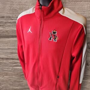Jordan Track Jacket Mens Small Womens Medium Full Zip Arizona Cardinals Football